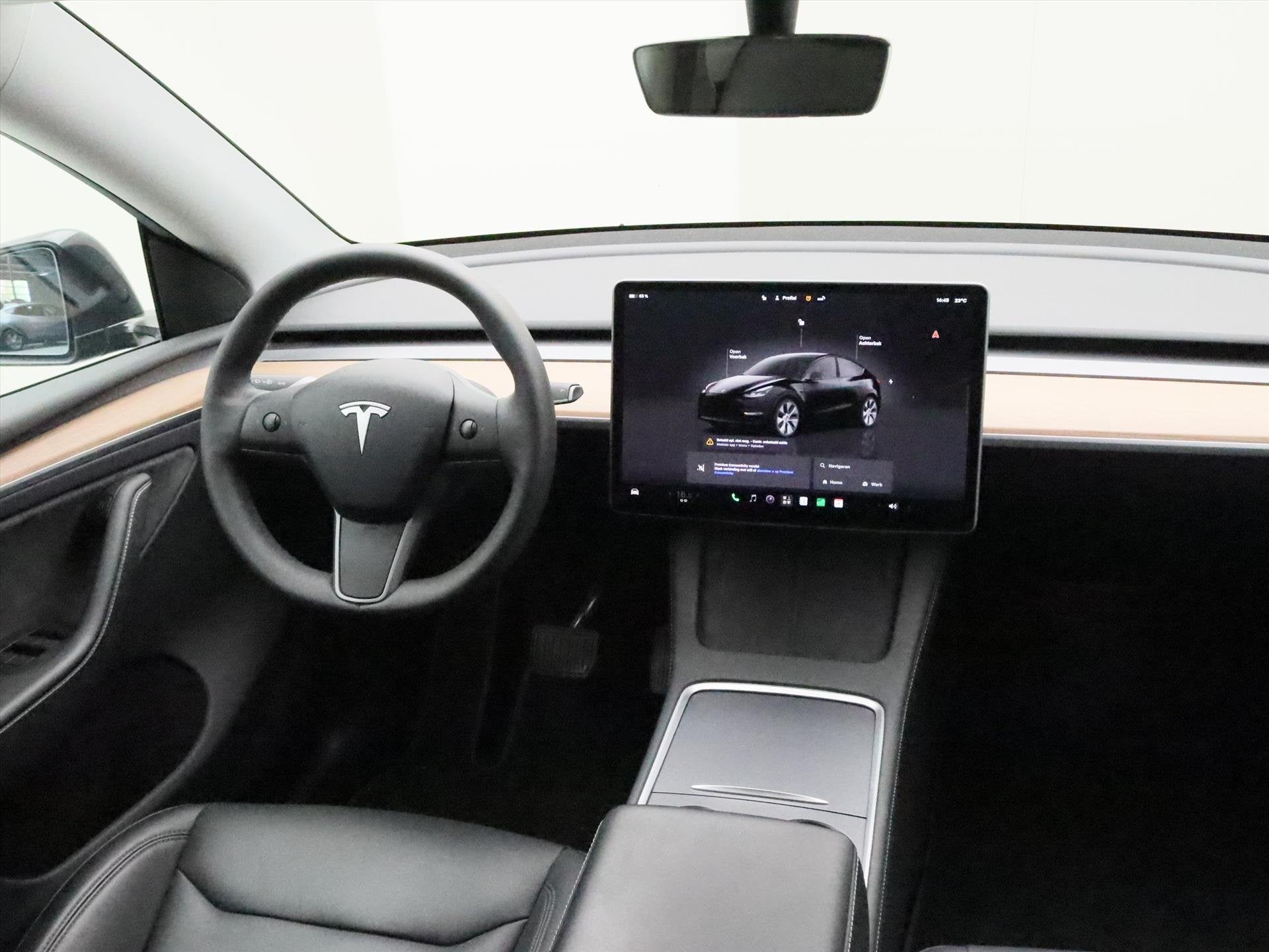 Tesla Model Y Long Range AWD 75kWh 351pk 95.1% SoH [ AMD RYZ, Auto's, Automaat, Gebruikt, Zwart, Zwart