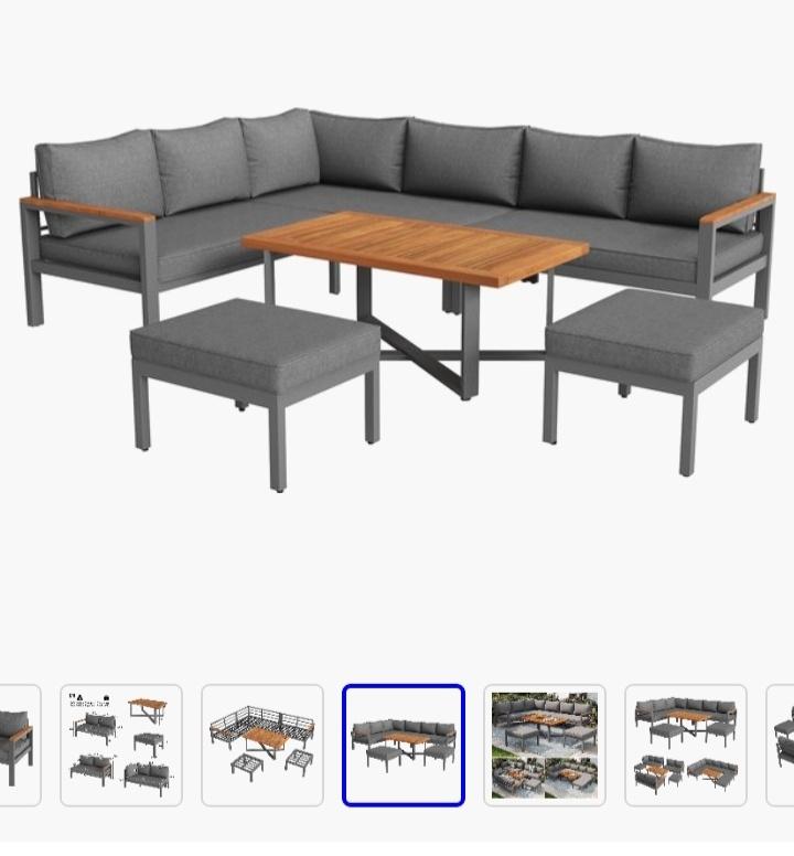 Loungeset nieuw zonder doos, Ophalen, Nieuw, Bank, 7 zitplaatsen