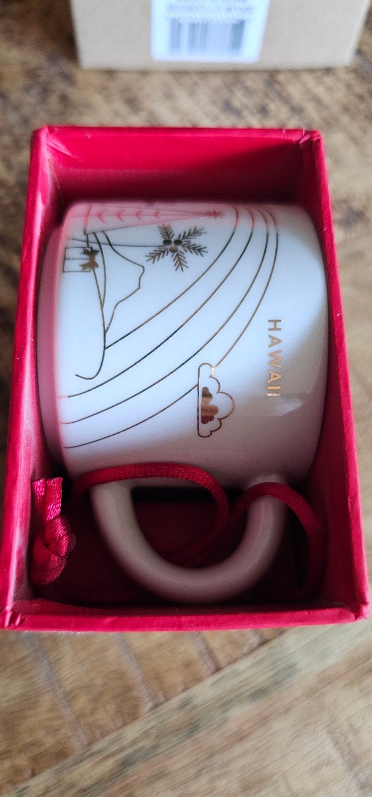 Starbucks YAH Hawaii Holiday Gold Edition Ornament Hawaii, Ophalen of Verzenden, Nieuw