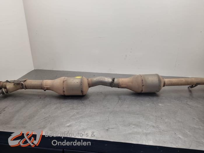 Roetfilter van een Mercedes Vito