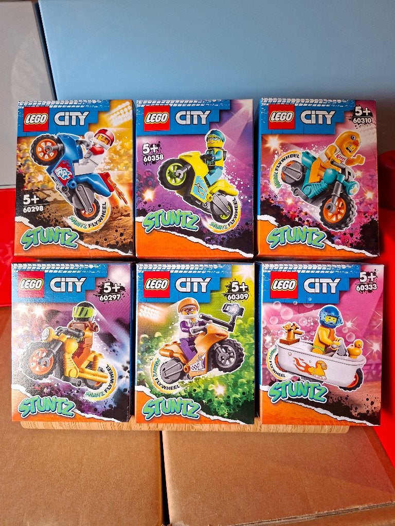 LEGO City Stuntz diverse StuntBikes (7 verschillende), Lego, Nieuw, Ophalen of Verzenden, Complete set