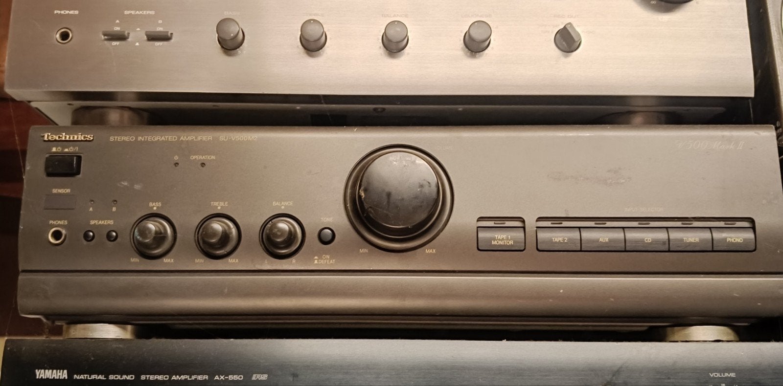 Technics Stereo Geïntegreerde Versterker SU-V500MT, Audio, Tv en Foto, Ophalen of Verzenden, Gebruikt, Overige merken