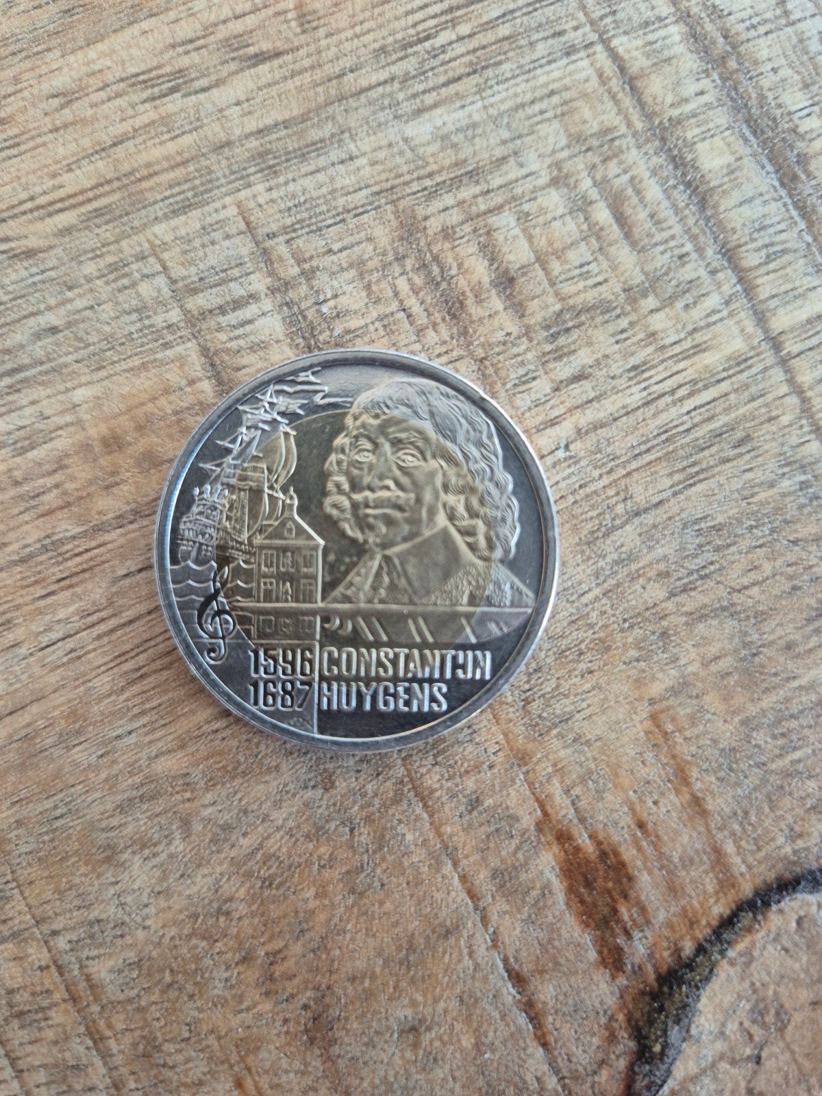 10 Euro Herdenkingspenning 1996 Constantijn Huygens KNM, Ophalen of Verzenden