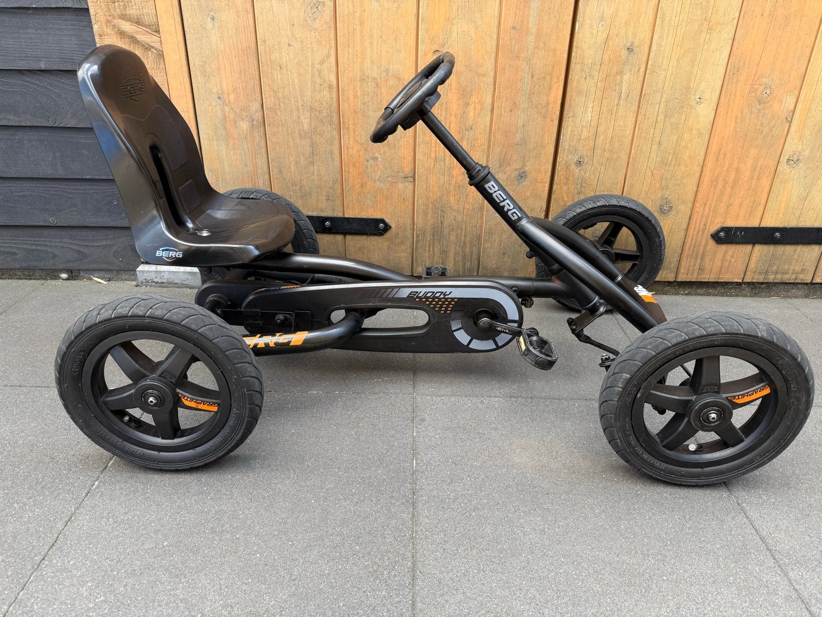 Stoere Berg Buddy skelter black orange - Nette staat, Ophalen, Zo goed als nieuw, Berg