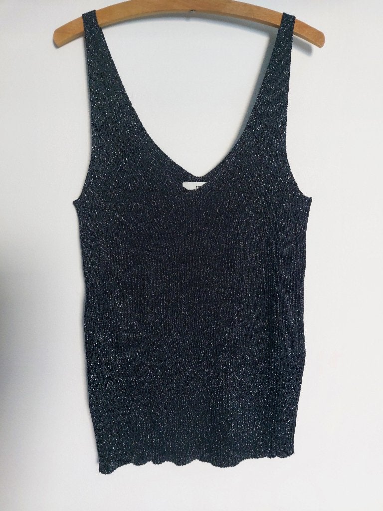 Mooie glitter top, mt L nieuw, Kleding | Dames, Tops, Zwart, Maat 42/44 (L), Nieuw, Ophalen of Verzenden