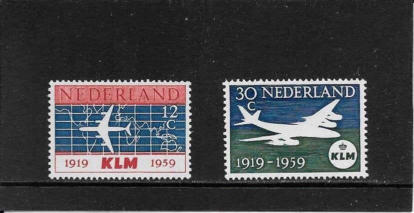 Nederland 40 jaar KLM, Postzegels en Munten, Ophalen of Verzenden, Na 1940, Postfris