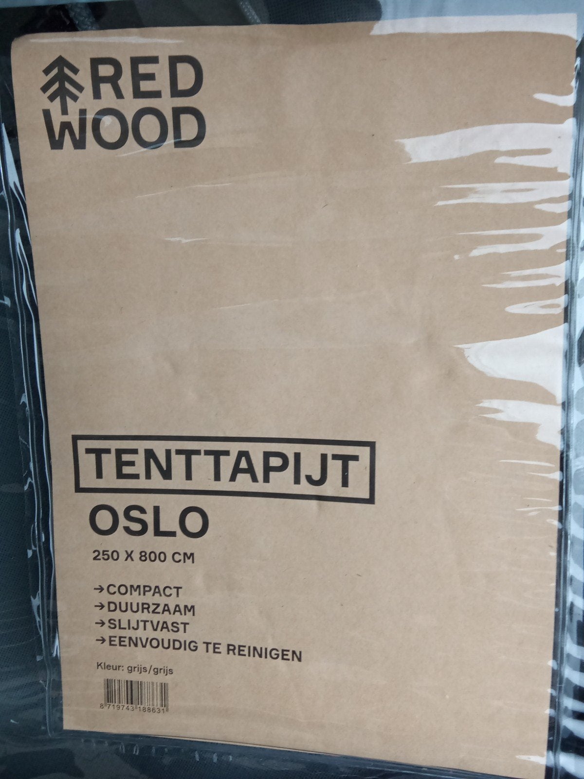 Redwood Tenttapijt Oslo 250x800 cm, Caravans en Kamperen, Tentaccessoires, Zo goed als nieuw, Ophalen