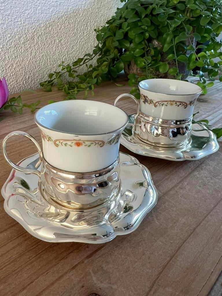 Vintage Schwarzenhammer espresso kopjes, Ophalen
