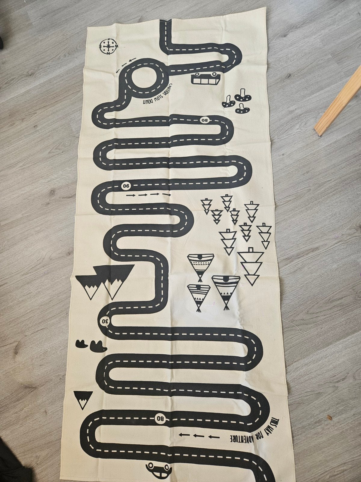 Speelkleed met wegenpatroon NIEUW, Ophalen of Verzenden, Gebruikt