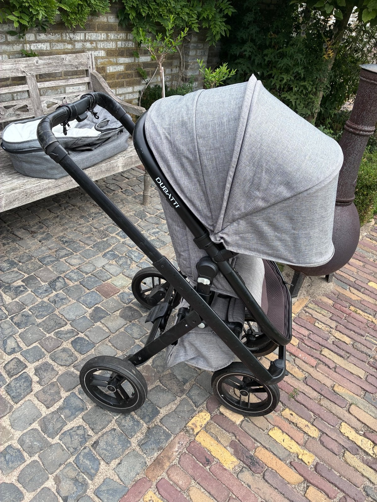 Dubatti kinderwagen, Gebruikt, Luchtbanden, Combiwagen, Ophalen