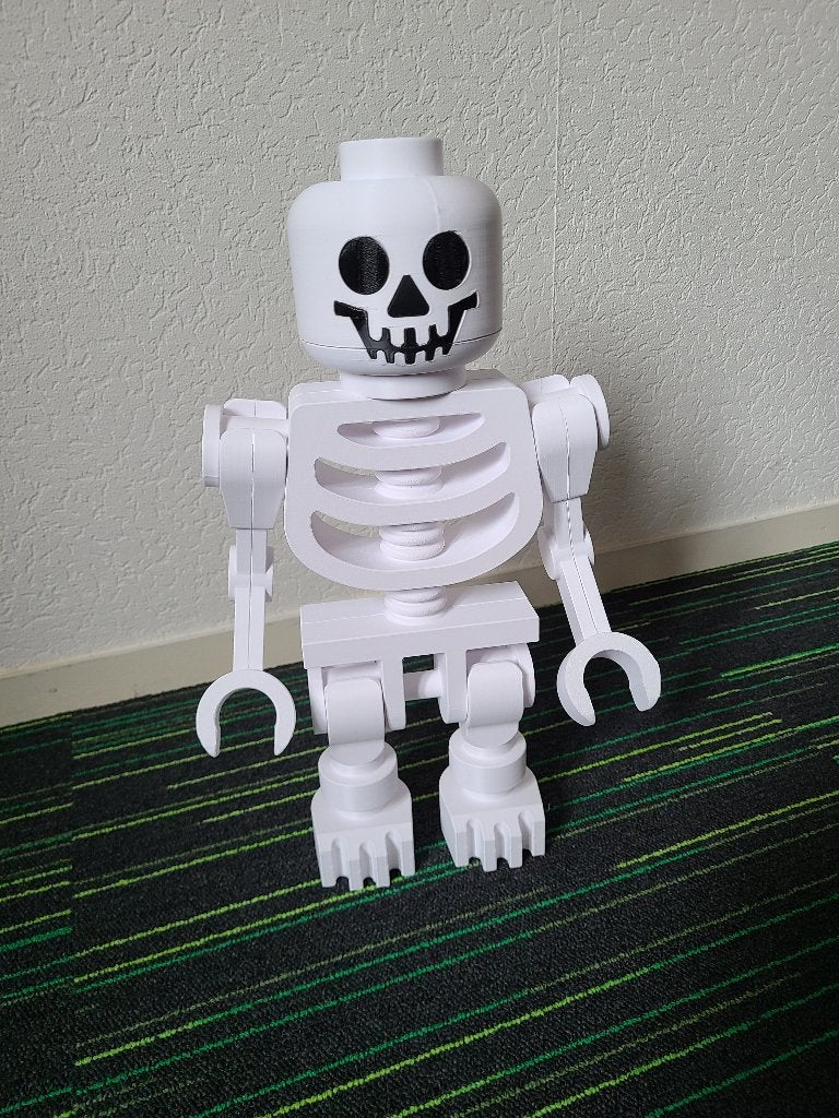Lego skelet 40cm hoog, Gebruikt, Verzenden, Overige stijlen, Kunststof