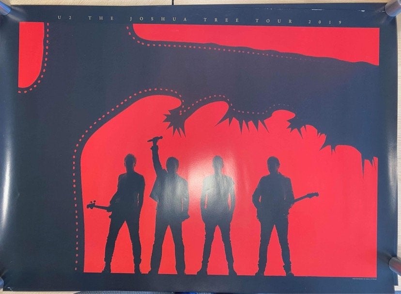 U2 - Poster Joshua Tree Tour, Verzamelen, Verzenden, Muziek