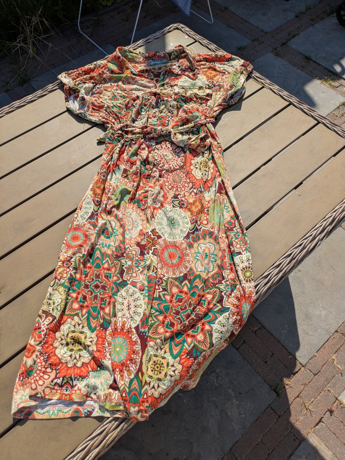Zomerse Jurk geisha xxl/44 46, Kleding | Dames, Geisha, Meerkleurig, Maat 46/48 (XL) of groter, Ophalen of Verzenden
