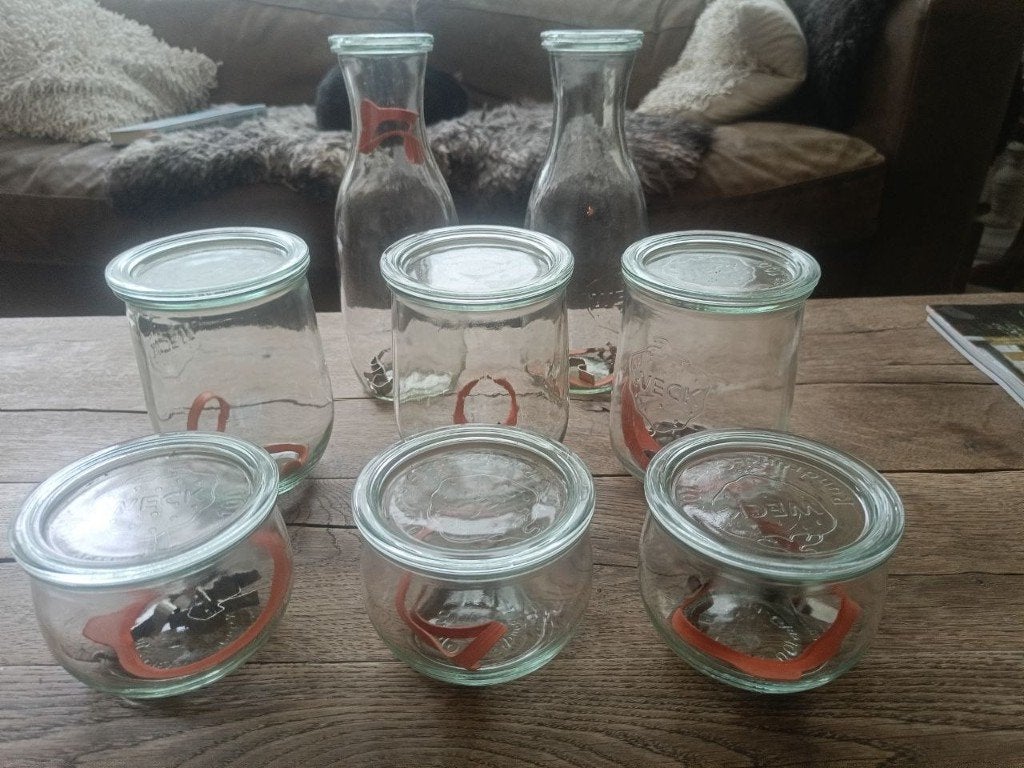 weckpotten, Huis en Inrichting, Keuken | Keukenbenodigdheden, Ophalen, Zo goed als nieuw, Glas