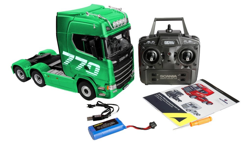 Scania 770 S Tractor Unit 6x4 1/18 RTR black, Elektro, Verzenden, Auto offroad, Nieuw