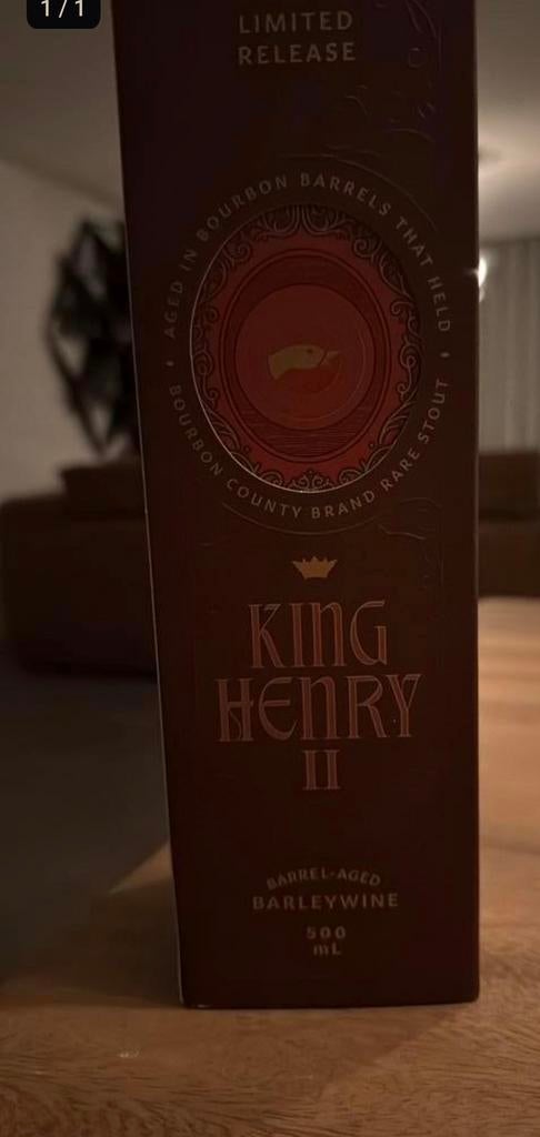 Goose Island King Henry II barrel aged, Ophalen, Nieuw, Flesje(s), Overige merken