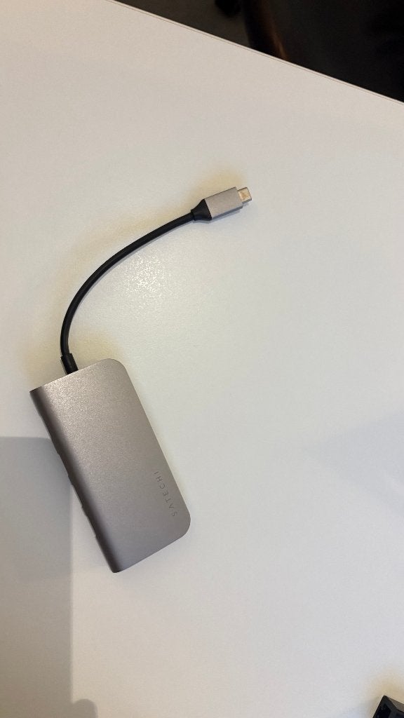 Satechi USB-C Multi-Port Adapter V2, Ophalen of Verzenden, Gebruikt, Docking station, Satechi