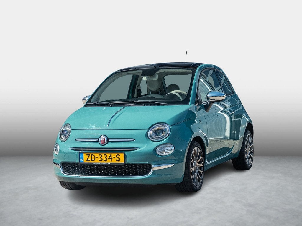 Fiat 500 TwinAir Turbo Anniversario | Airco | Cruise | PDC |, Auto's, Gebruikt, 31 €/maand, Bedrijf, Handgeschakeld