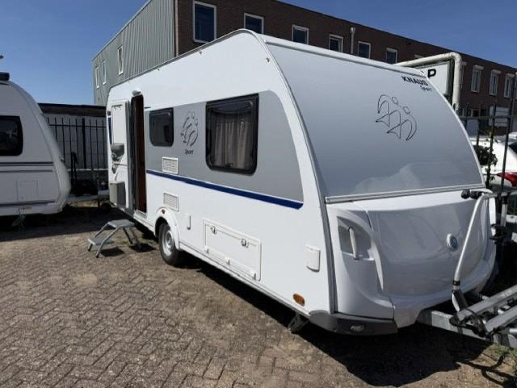 Knaus Sport 500 EU 2018 Mover/fietsenrek/DWT tent, Fietsenrek, Rondzit, Bedrijf, Knaus