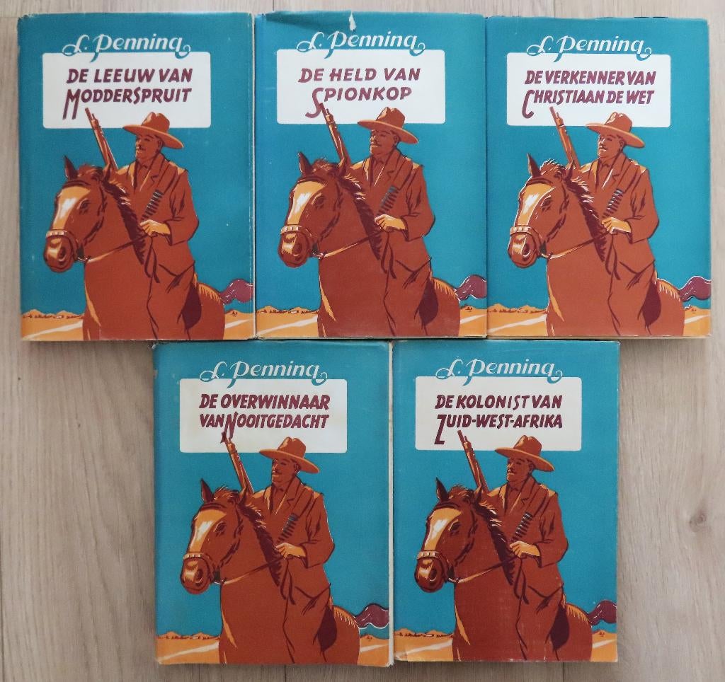 L. Penning: Wessels serie ( compleet, 5 delen, HC + omslag ), Boeken, Historische romans, Gelezen, Ophalen of Verzenden