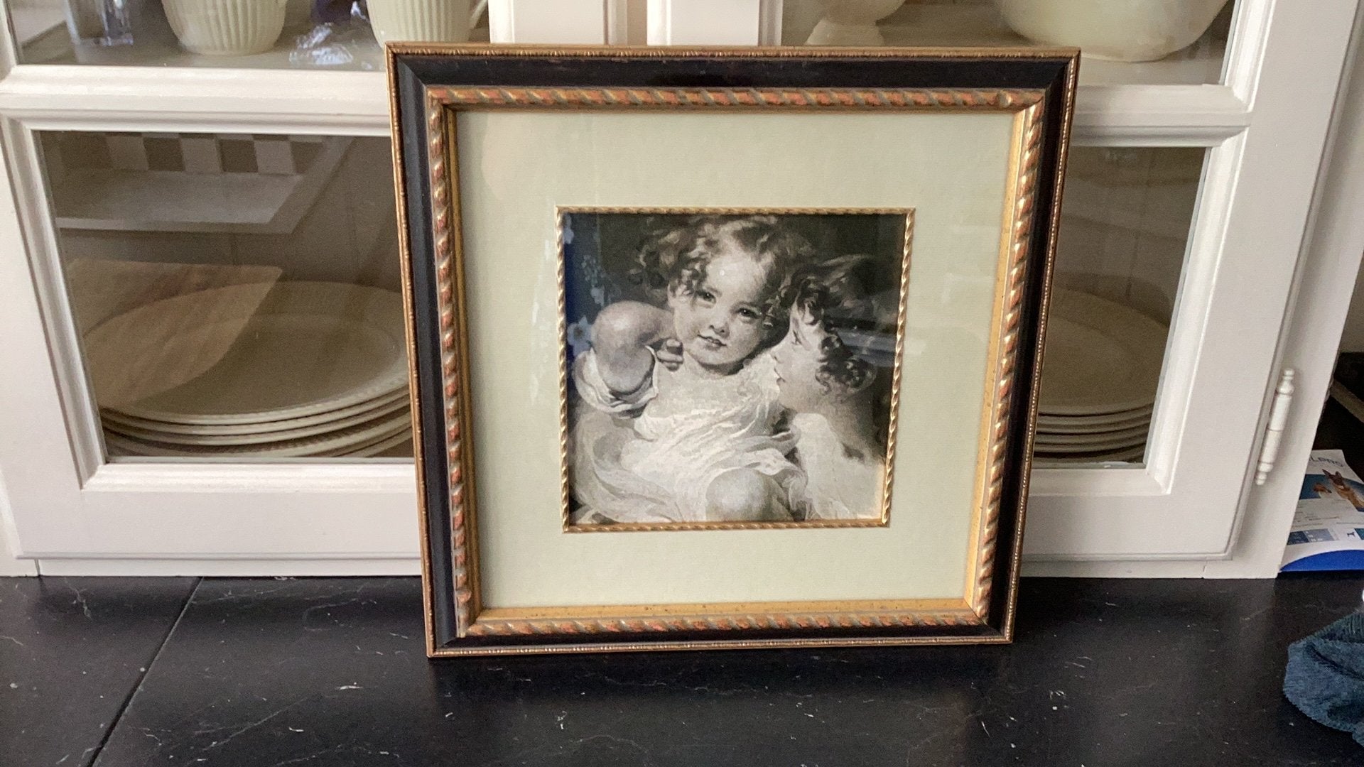 Brocante lijstmet foto, Ophalen of Verzenden