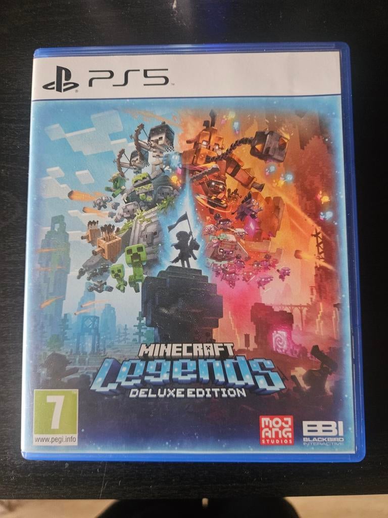 Minecraft Legends Deluxe Edition PS5 - Zo goed als nieuw, Spelcomputers en Games, Games | Sony PlayStation 5, Online, Ophalen of Verzenden
