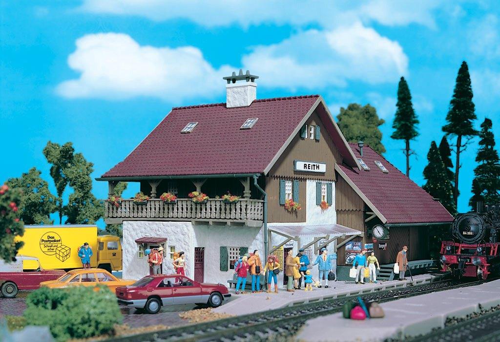 Vollmer HO 43530 - Bouwpakket Station Reith in ovp, Overige merken, Gelijkstroom of Wisselstroom, Brug, Tunnel of Gebouw, Nieuw