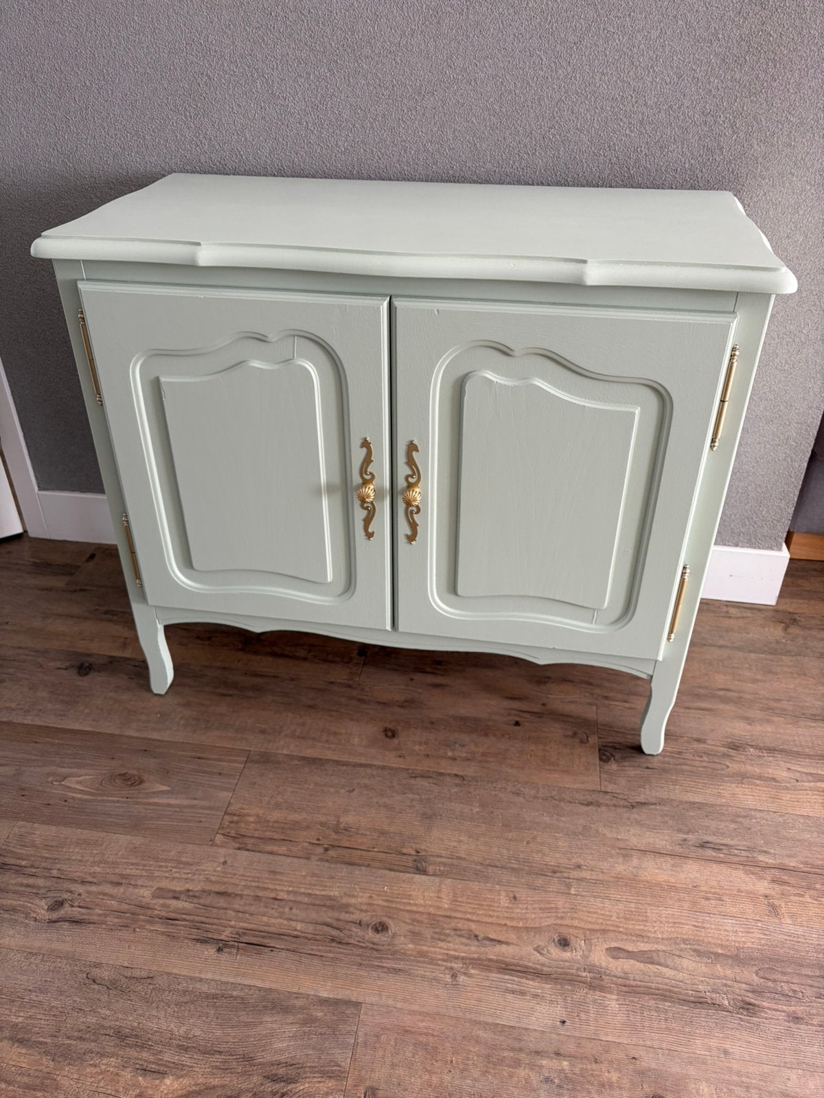 Kastje halkastje kast salie groen brocante antiek, Antiek en Kunst, Ophalen