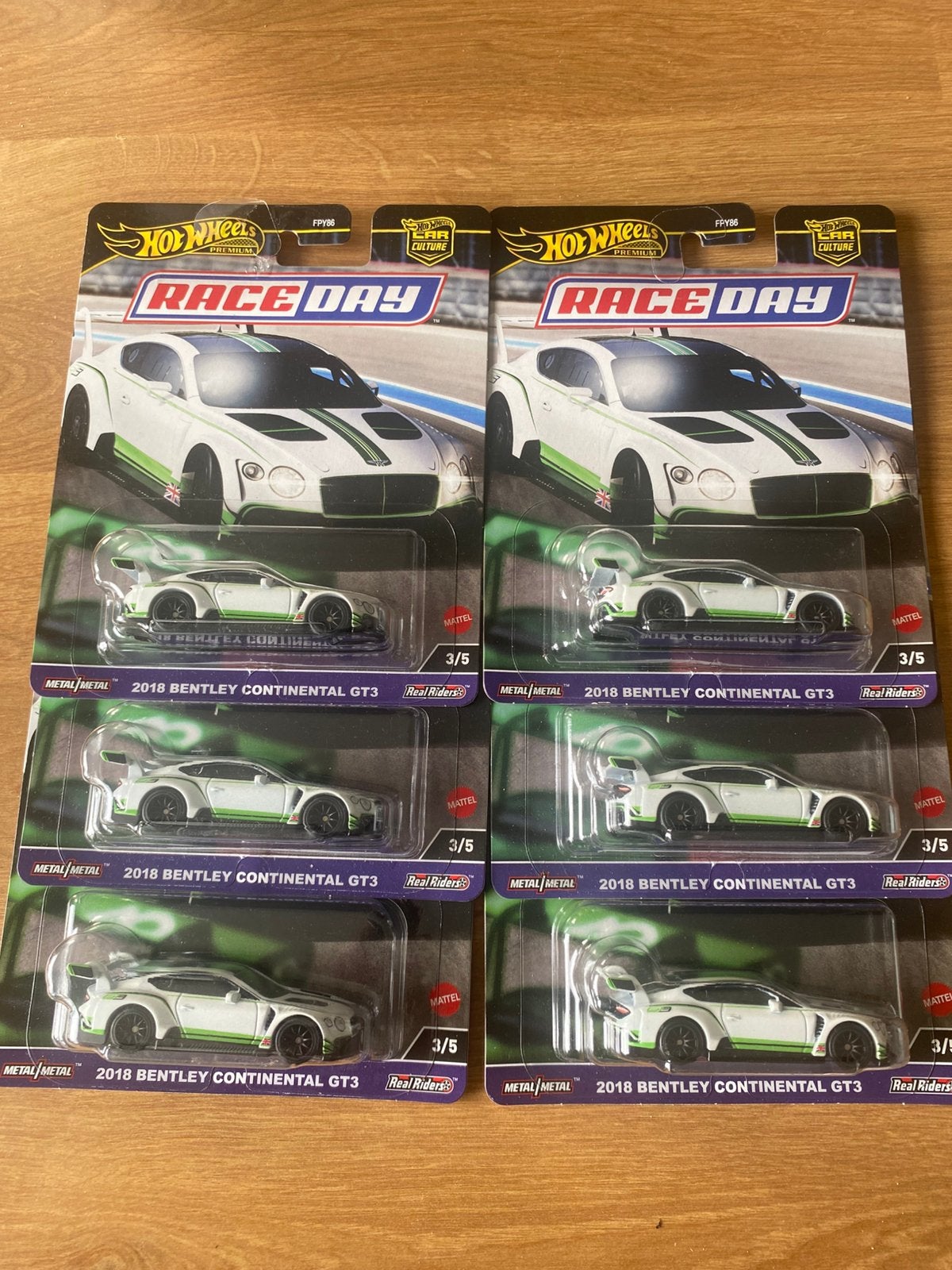 Hot wheels Bentley continental gt3, Auto, Mattel, Mattel, Nieuw