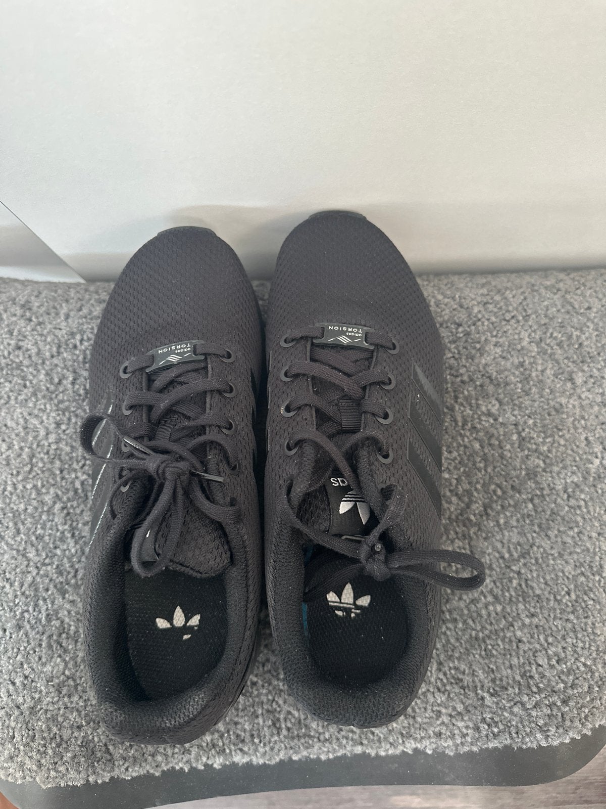 Adidas ZX Flux Sneakers Zwart - Maat 37 en een half, Ophalen of Verzenden, Gedragen, Zwart, Sneakers of Gympen