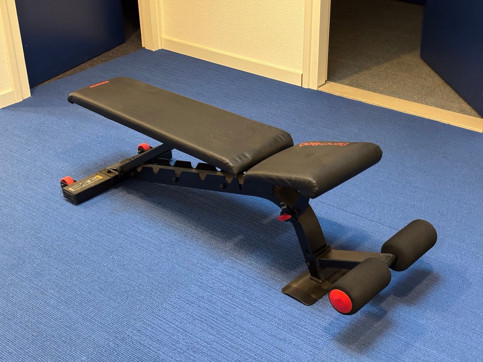 Verstelbare Fitnessbank Decathlon Domyos Bench 900, Ophalen of Verzenden, Gebruikt, Armen, Fitnessbank