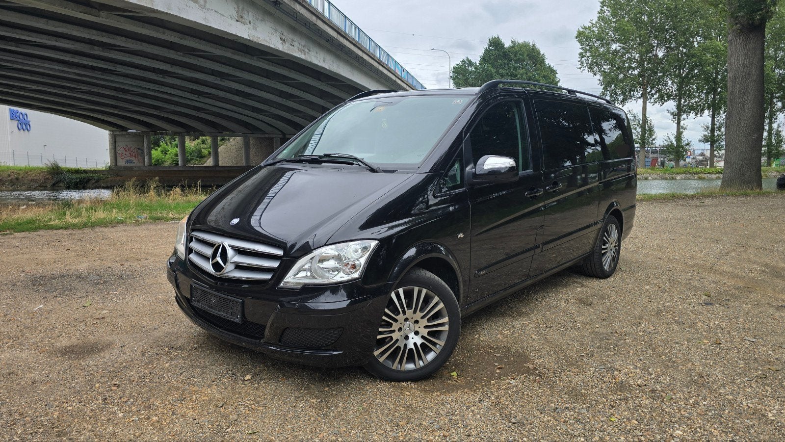 Mercedes Viano 3.5 LPG benzine 258pk dubbel airco opendag..., Auto's, Mercedes-Benz, Automaat, Euro 5, Achterwielaandrijving, Zwart