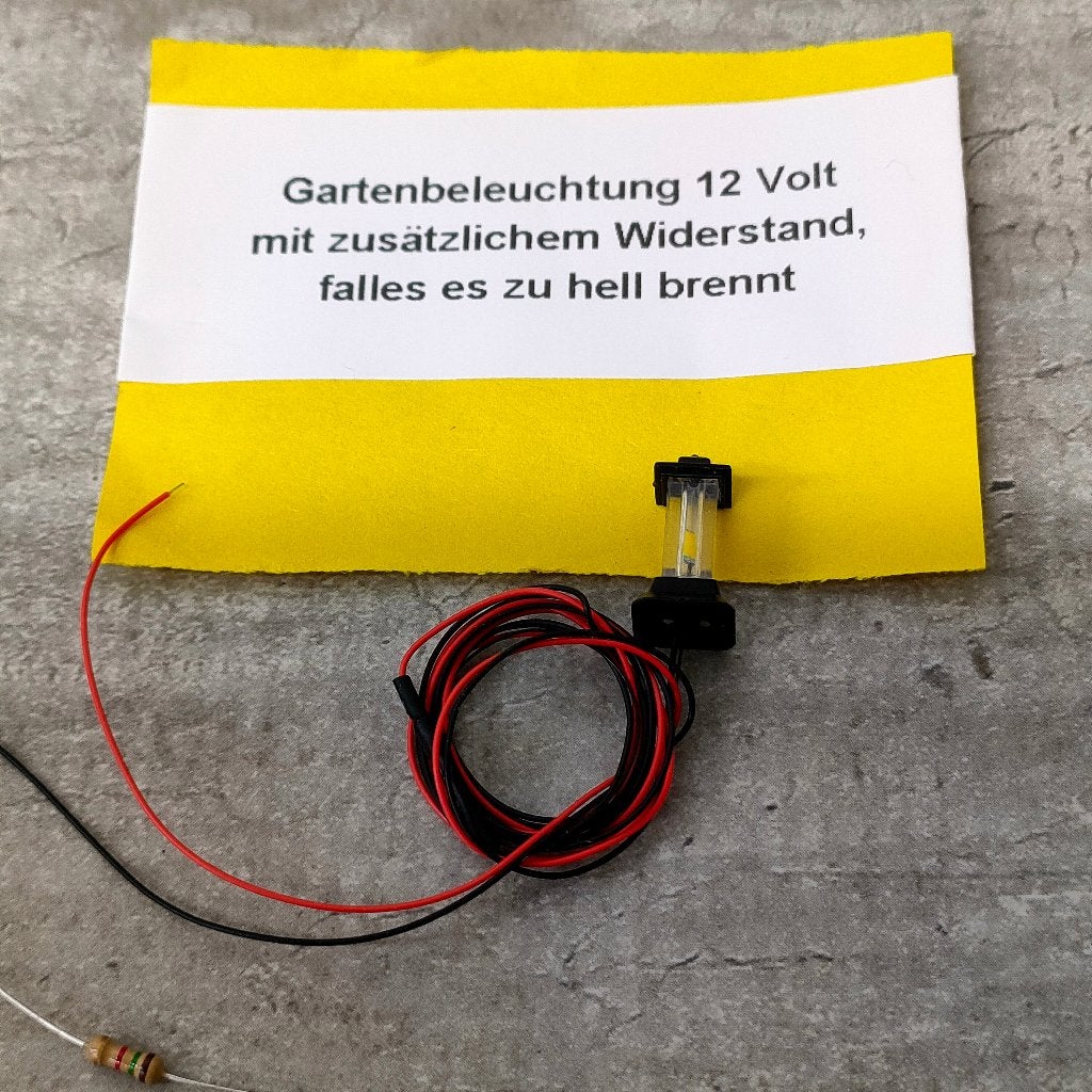 modeltrein E – 10 Tuin verlichting Warm wit, Overige merken, Transformator of Voeding, Gelijkstroom, Nieuw