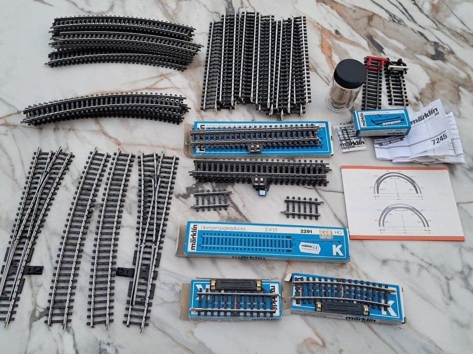 MARKLIN K RAILS 2200, Hobby en Vrije tijd, Modeltreinen | H0, Zo goed als nieuw, Rails, Wisselstroom, Märklin, Ophalen of Verzenden