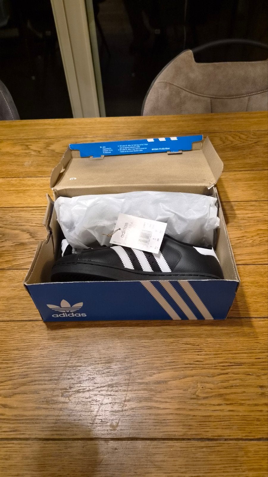 Adidas Superstar II J sneakers maat 38⅔ - Nieuw, Kleding | Dames, Adidas, Zwart, Nieuw, Ophalen of Verzenden