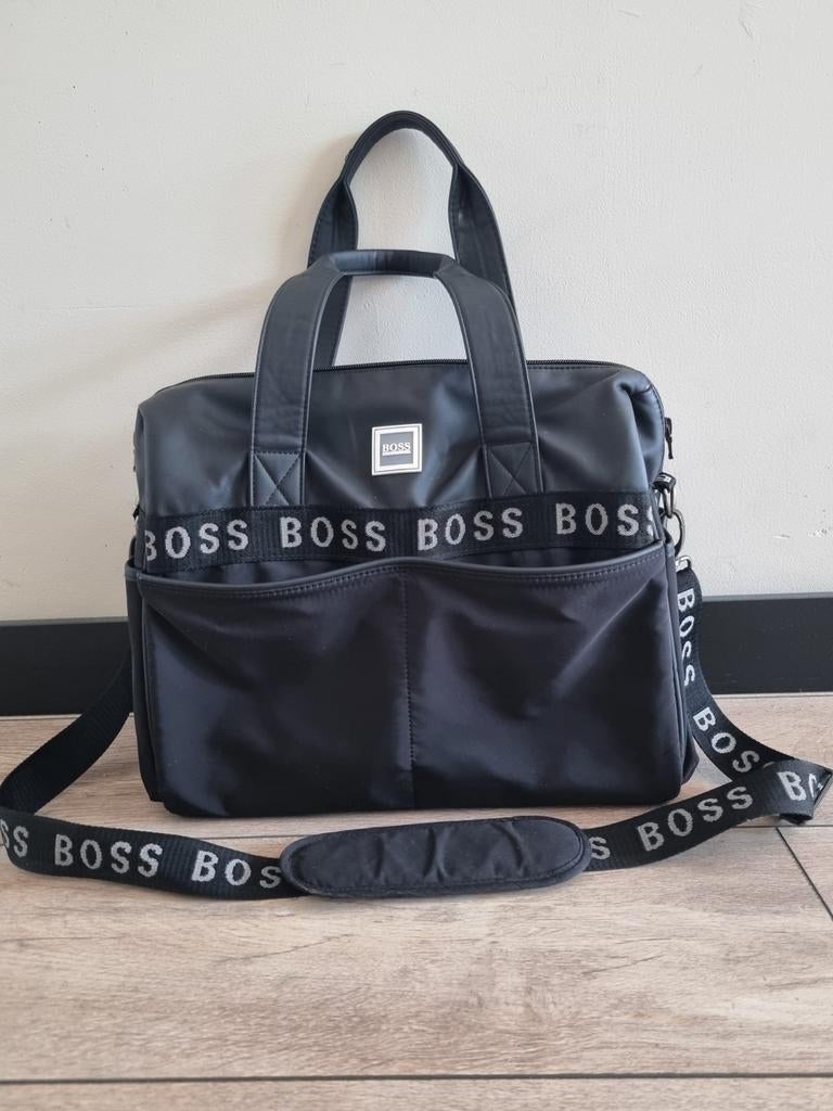 BOSS Luiertas Zwarte Luiertas met Accessoires, Ophalen of Verzenden, Zo goed als nieuw, Schoudertas