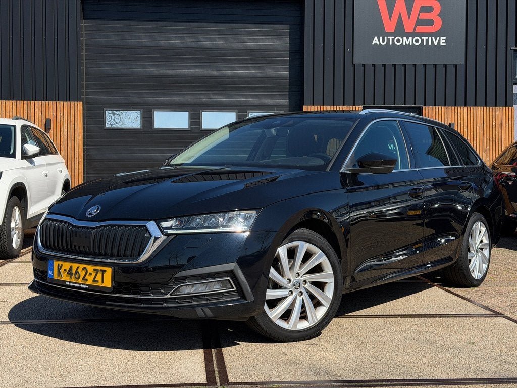 Skoda Octavia Combi 1.0 e-TSI Business Edition Plus Trekhaak, Stof, Gebruikt, Blauw, 23 km/l