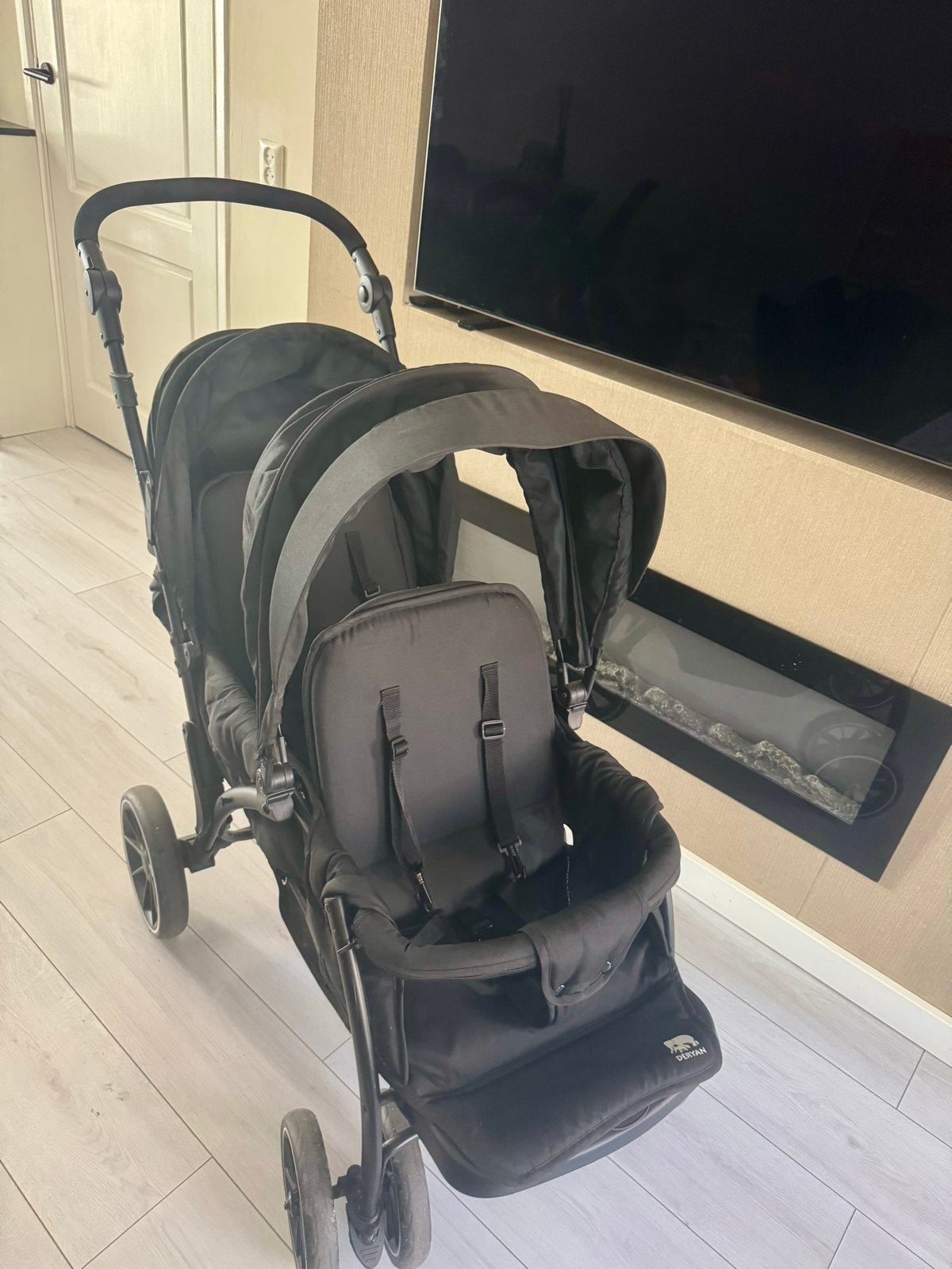 Deryan Duowagen, Gebruikt, Duowagen, Ophalen, Kinderwagen