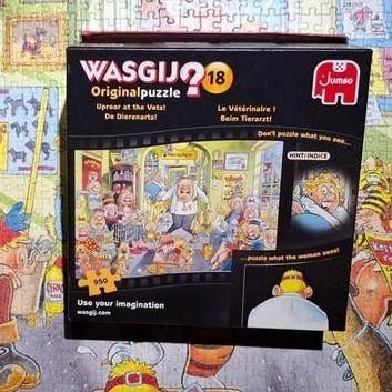Wasgij? Original puzzle nr 18: de dierenarts 950st, Ophalen of Verzenden, 500 t/m 1500 stukjes, Zo goed als nieuw