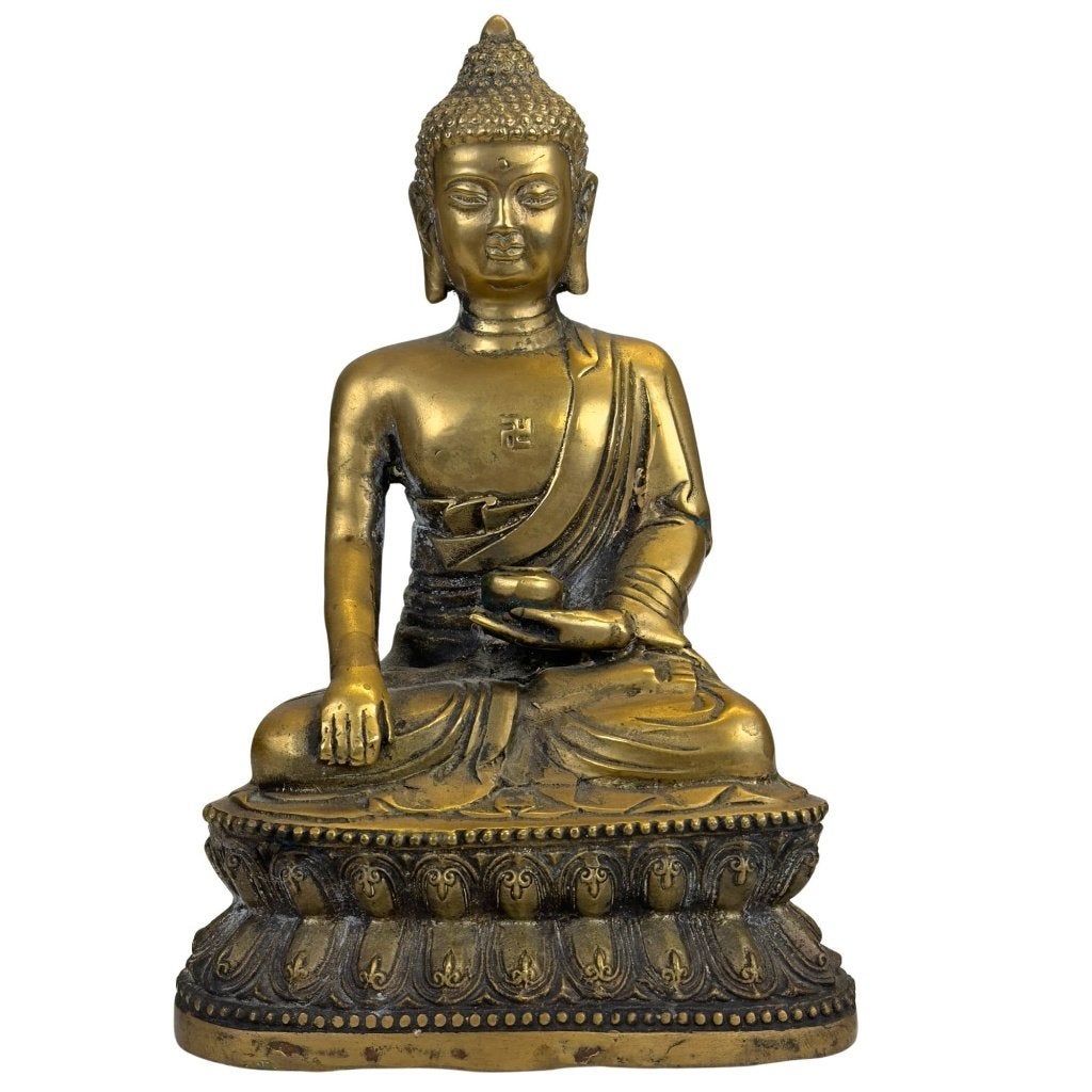 Medicijnboeddha – Tibetaanse stijl – brons, Tibet, Ophalen of Verzenden, Beeld, Brons