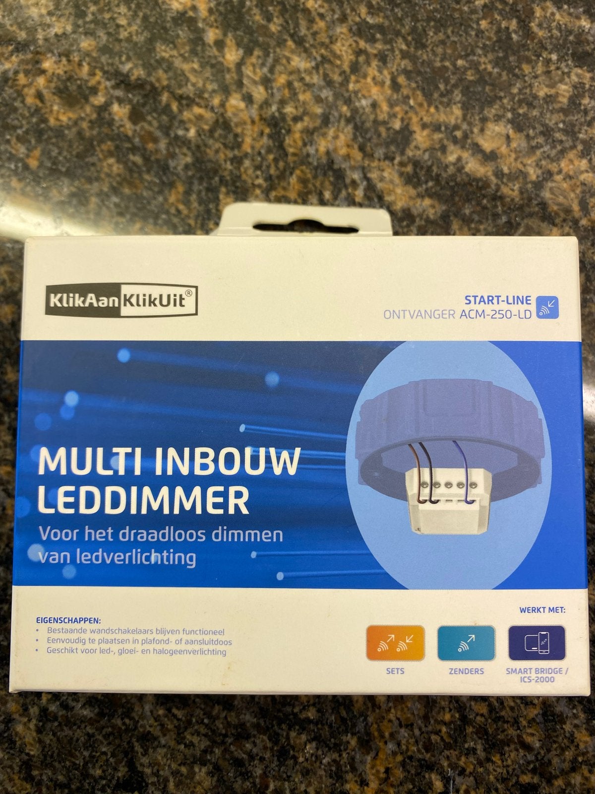 Kikaan Klikuit Multi Inbouw LEDdimmer ACM-250-LD, Ophalen of Verzenden, Zo goed als nieuw