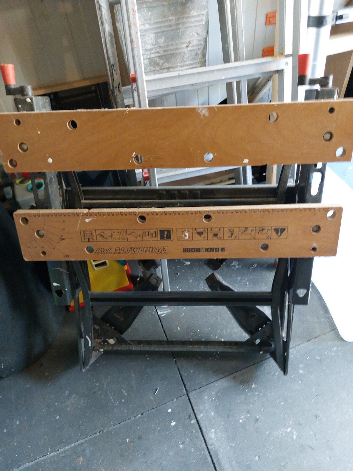 Black & Decker Workmate 747 Werkbank - Gebruikt, Ophalen of Verzenden, Gebruikt, 70 tot 120 cm, Bankschroef