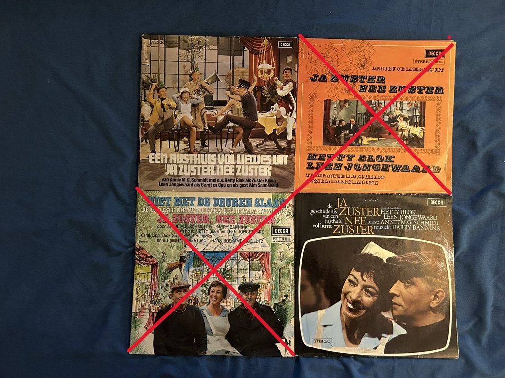 2 LP's Ja Zuster, Nee Zuster (ook per stuk te koop), LP, Gebruikt, Musical, Ophalen of Verzenden