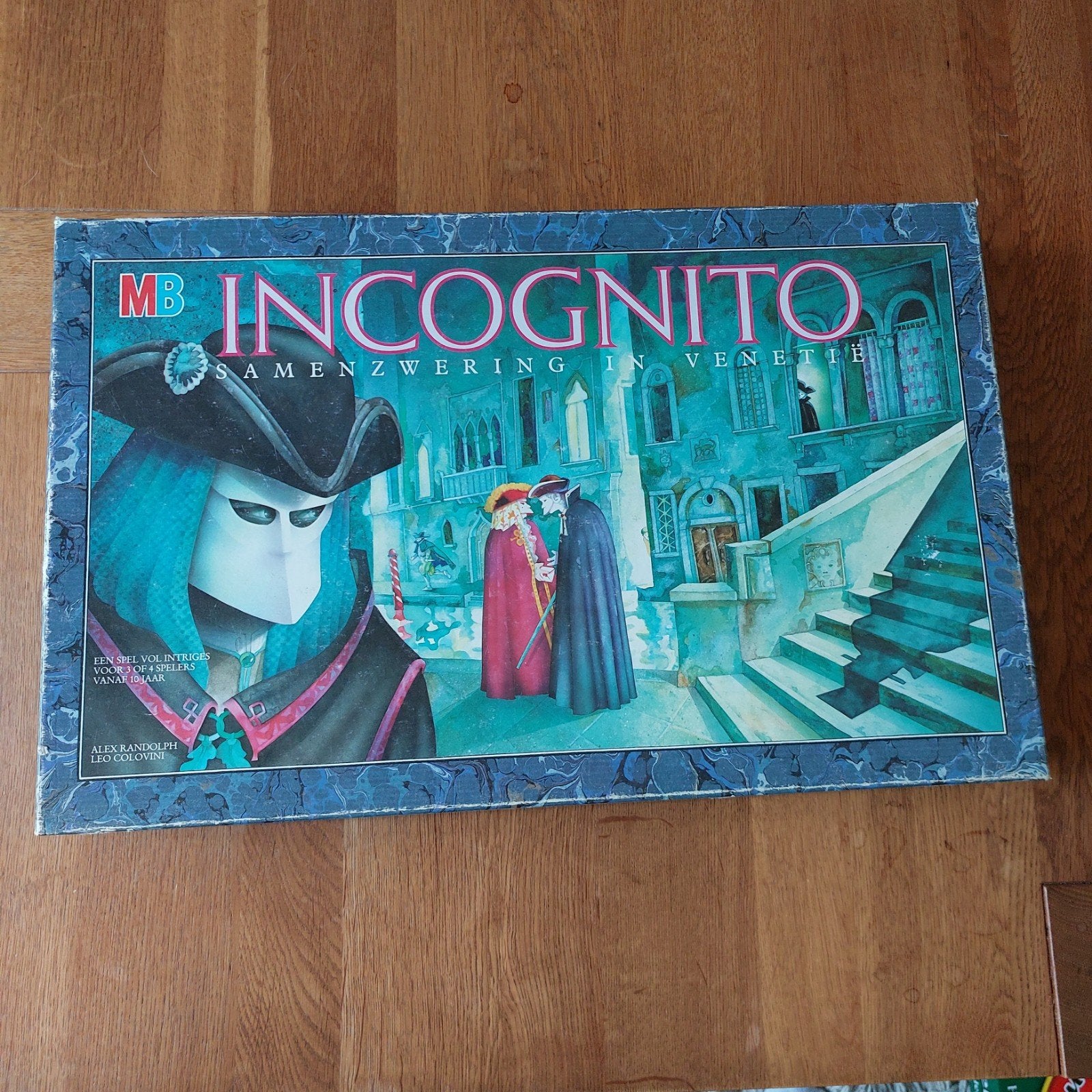 Compleet Incognito bordspel - Samenzwering in Venetië, Hobby en Vrije tijd, Drie of vier spelers, Ophalen of Verzenden, Gebruikt