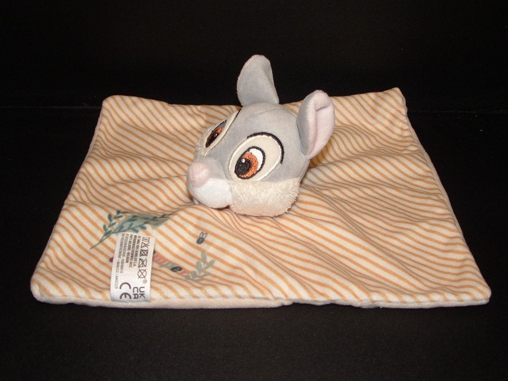 DISNEY BABY KONIJN STAMPERTJE KNUFFELDOEK VELOURS WIT, Ophalen of Verzenden, Nieuw, Overige typen