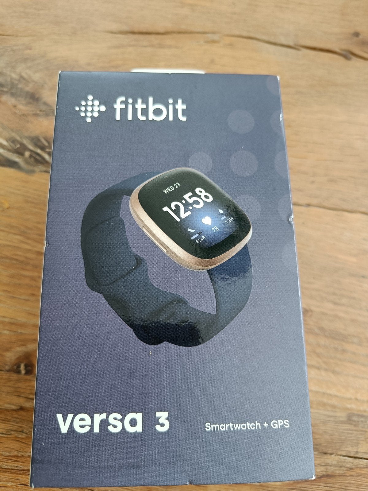 smartwatch fitbit versa 3, Gebruikt, Zwart, Ophalen of Verzenden, Fitbit