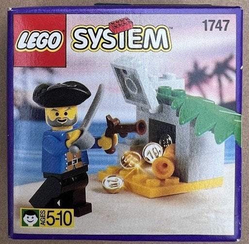 Lego 1747 Treasure Surprise / Pirates, Kinderen en Baby's, Lego, Nieuw, Compleet, Complete set