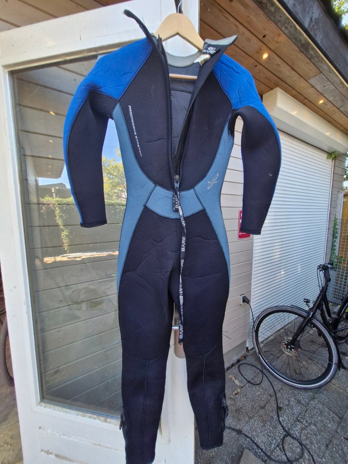 Bare Wetsuit 5/4mm Velocity - Maat M/M, Wetsuit, Gebruikt, Bare, Ophalen of Verzenden