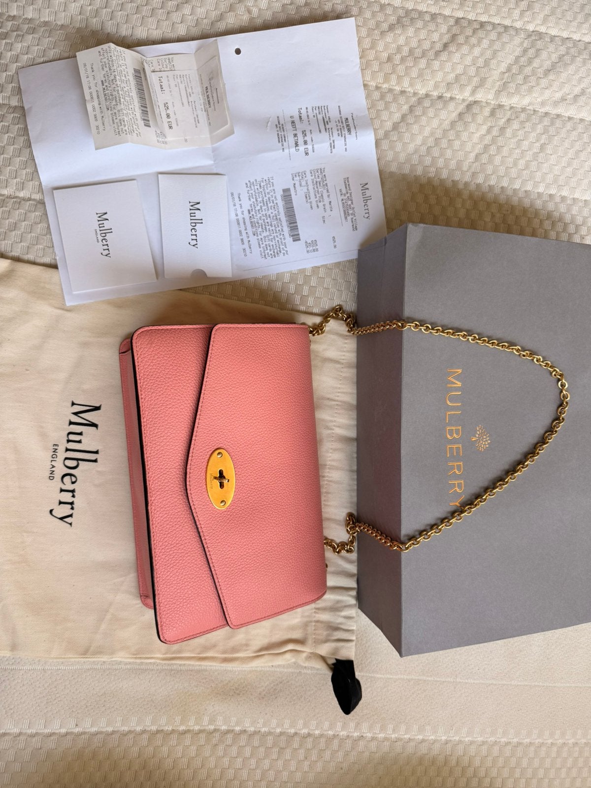 Mulberry Darley small Macaroon Pink, Sieraden, Tassen en Uiterlijk, Tassen | Schoudertassen, Overige merken, Ophalen of Verzenden
