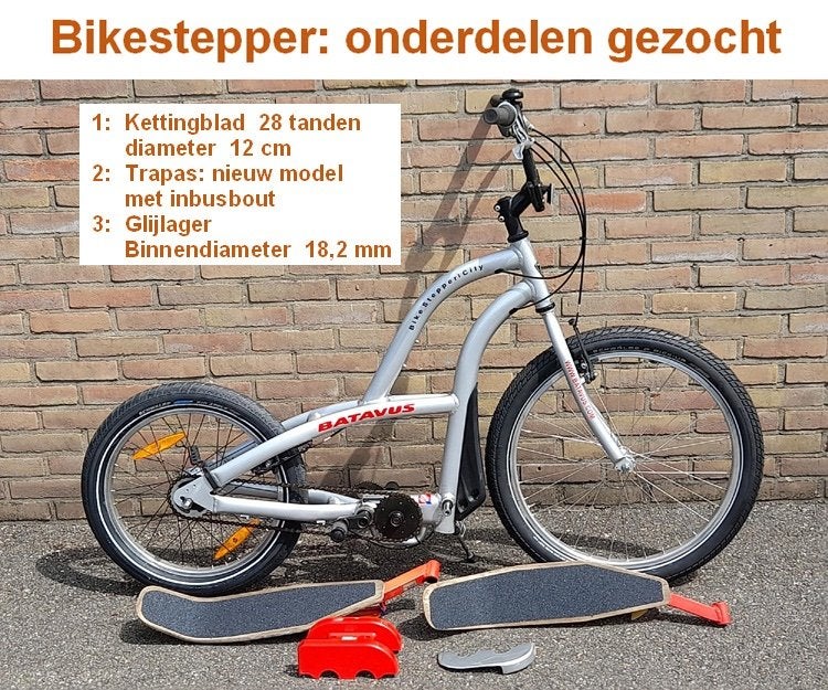 Batavus Bikestepper City: Onderdelen gezocht, Ophalen